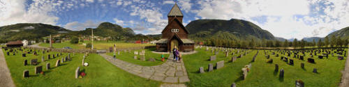 Kugelpanorama - Røldal - Portal Stabkirche