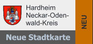 NEU Hardheim Neckar-Odenwald-Kreis Neue Stadtkarte